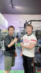 宮城さんとイチのツーショット