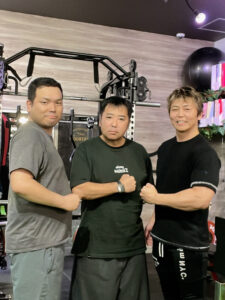 HさんAさんイチのスリーショット