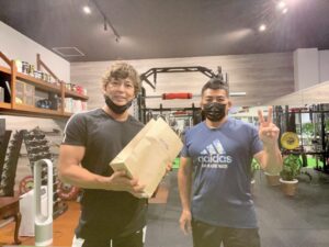 Tさんとイチのツーショット