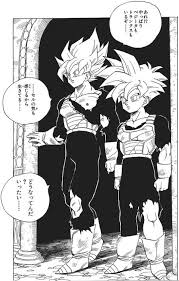 ドラゴンボール　精神と時の部屋から出てきた孫悟空と孫悟飯