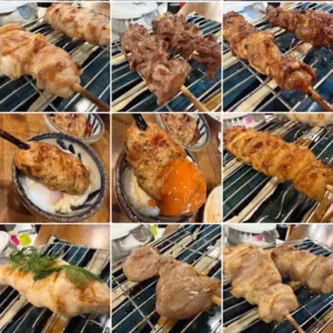 カメチヨシャルボンの串焼きアラカルト