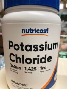 高コスパで摂取効率に優れた愛用の粉末カリウムサプリメント